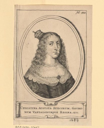 Portrait of Christina, Queen of Sweden