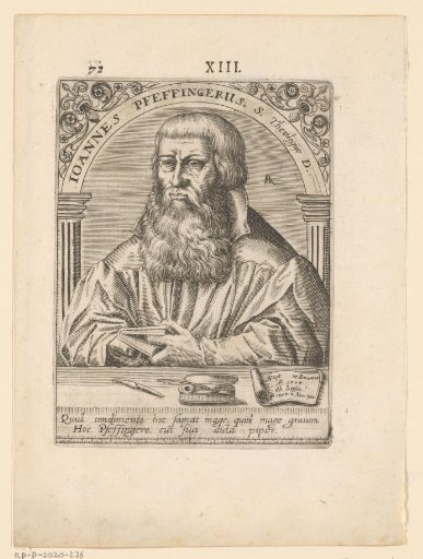 Portrait of Johann Pfeffinger