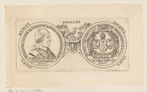 Medal with the portrait of Pope Clement XI