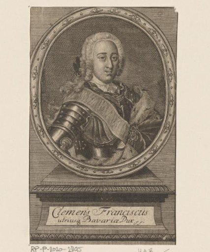 Portrait of Clemens Francis of Bavaria