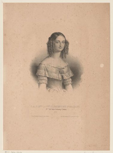 Portrait of Clémentine d'Orléans