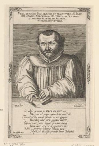 Portrait of Johann Georg Volkmar