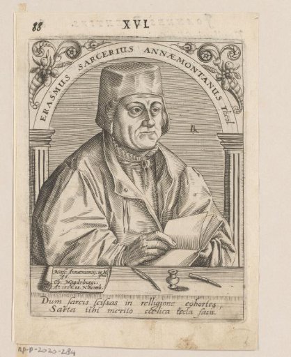 Portrait of Erasmus Sarcerius