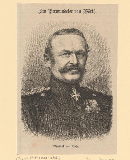 Portrait of Julius von Bose