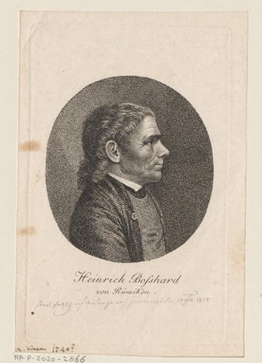 Portrait of Heinrich Bosshard
