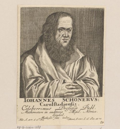 Portrait of Johannes Schöner