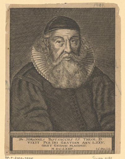 Portrait of Johann Botsack