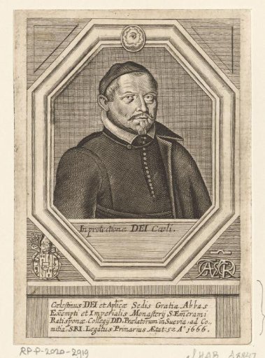 Portrait of Coelestinus at the age of 52