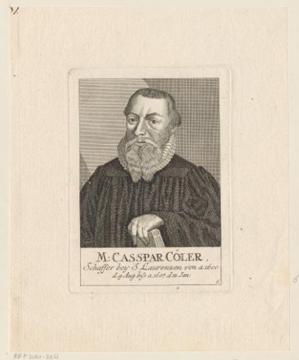 Portrait of Caspar Cöler