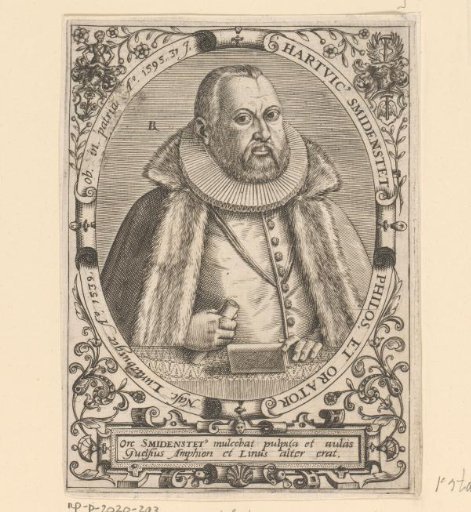 Portrait of Hartvicus Smidenstet