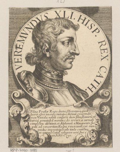 Portrait of Bermudo I, King of Asturias