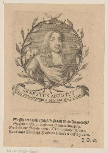 Portrait of Ernst August of Brunswick-Lüneburg