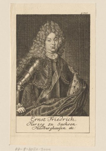 Portrait of Ernst Frederik I of Saxe-Hildburghausen