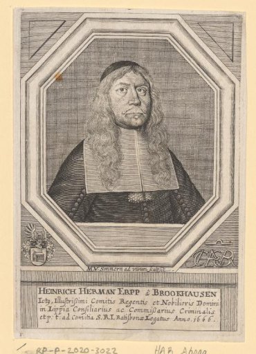 Portrait of Heinrich Herman Erpp von Brockhausen