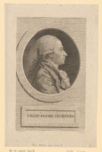 Portrait of Johann Joachim Eschenburg