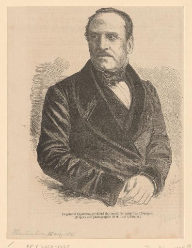 Portrait of Baldomero Espartero