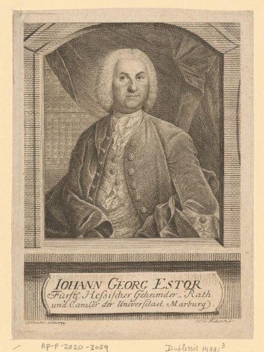 Portrait of Johann Georg Estor