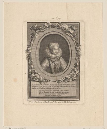 Portrait of Gabrielle d'Estrées