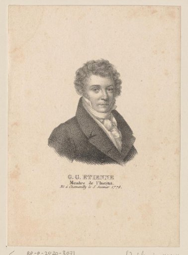 Portrait of Charles-Guillaume Étienne