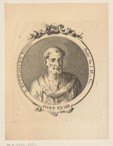Portrait of Pope Eutychianus
