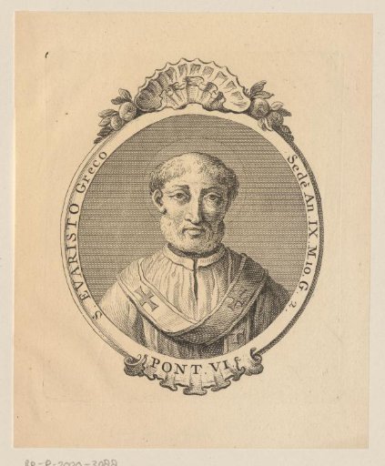 Portrait of Pope Evaristus