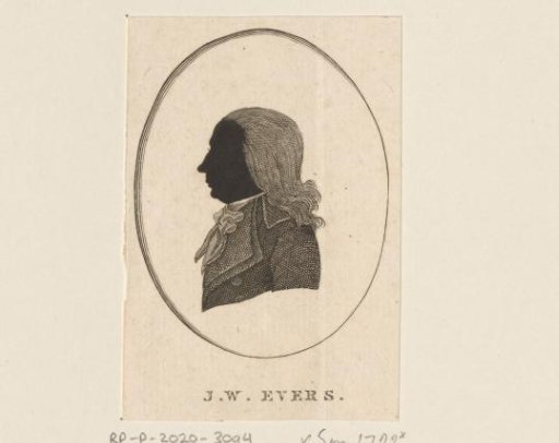 Silhouette Portrait of Jan Willem Evers