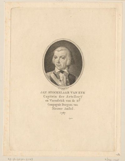 Portrait of Jan Stockelaar van Eyk