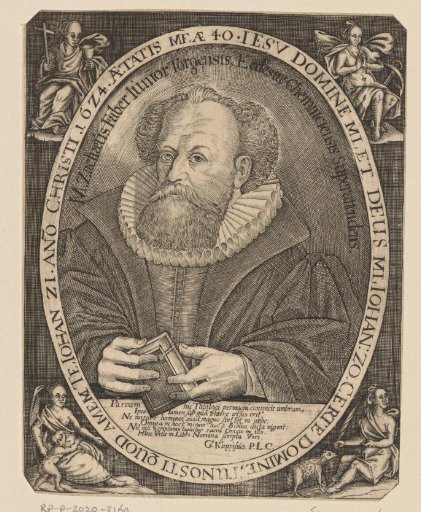 Portrait of Zachaeus Faber (II) at the age of 40