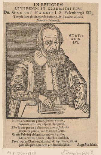 Portrait of Georg Fabricius at the Age of 56