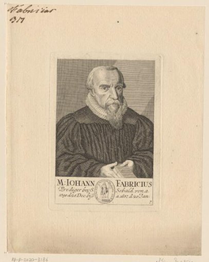 Portrait of Johann Fabricius