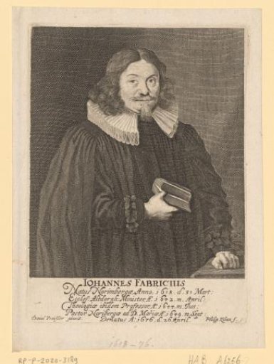 Portrait of Johann Fabricius III