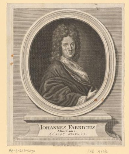 Portrait of Johann Fabricius IV at the age of 53