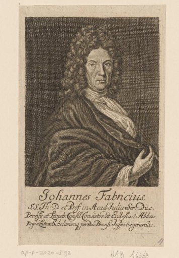Portrait of Johann Fabricius IV