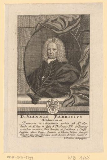Portrait of Johann Fabricius IV