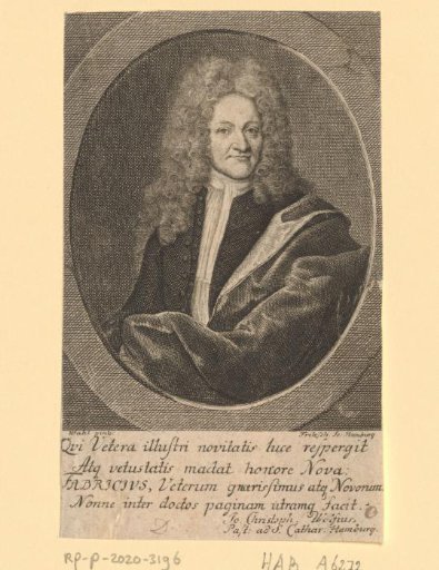 Portrait of Johann Albert Fabricius