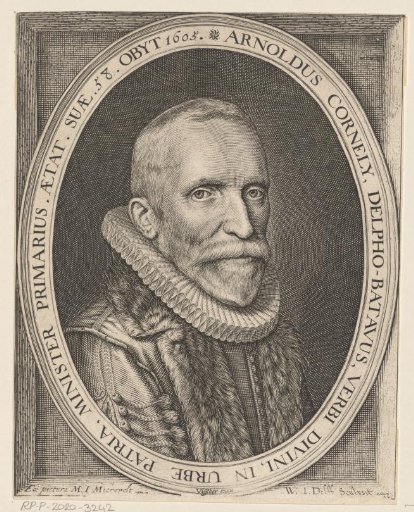 Portrait of Arnold Cornelisz. Crusius