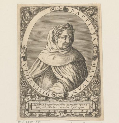 Portrait of Baptista Mantuanus