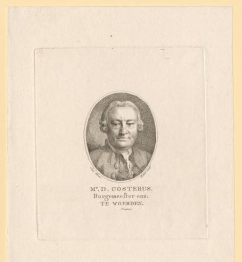 Portrait of Dominicus Costerus