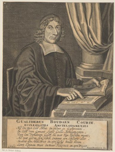 Portrait of Gualtherus Boudaen Courten