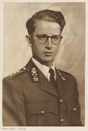 Portrait of Boudewijn I, King of Belgium