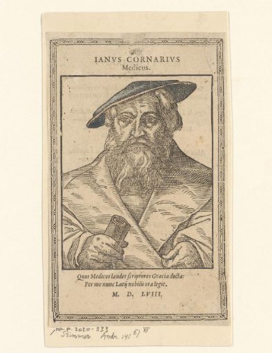 Portrait of Janus Cornarius