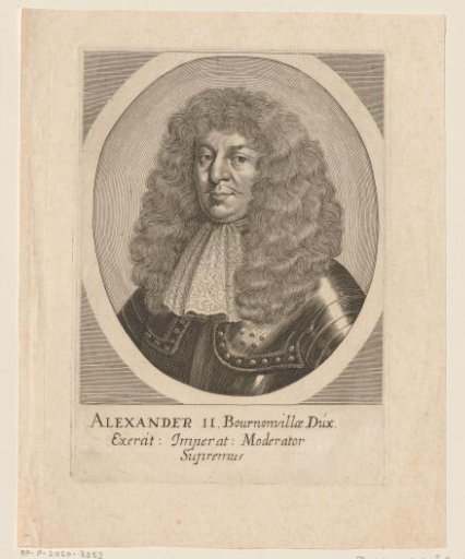 Portrait of Alexander II, Prince of Bournonville