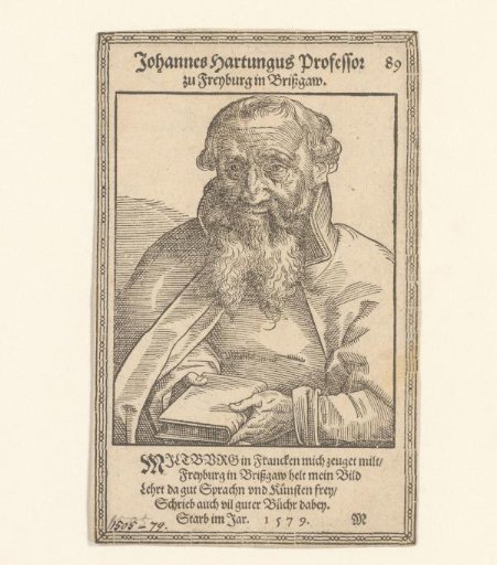 Portrait of Johann Hartung
