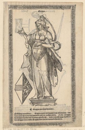 Portrait of Begga of Landen