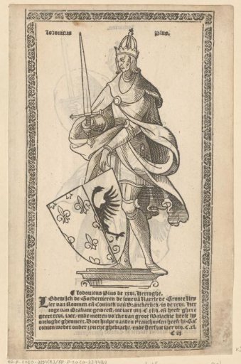 Portrait of Emperor Louis the Pious