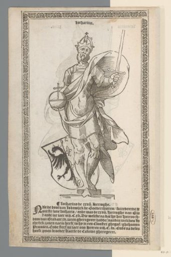 Portrait of Emperor Lothair I