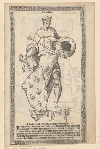 Portrait of Lothair, King of France