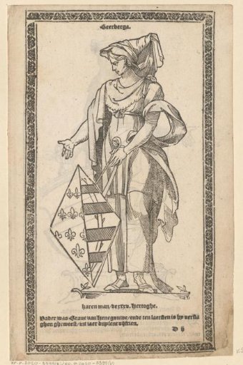 Portrait of Gerberga of Lower Lotharingia