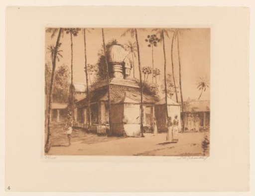 View of a Hindu Temple in Medan