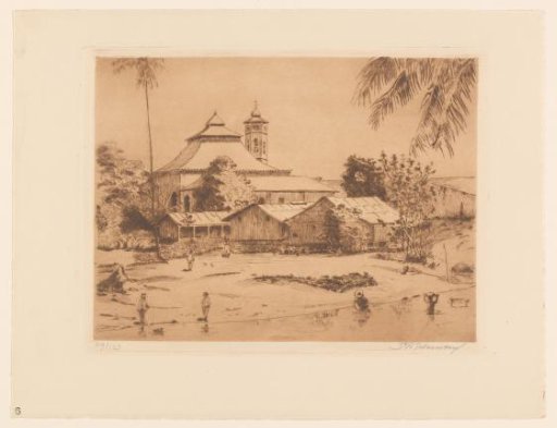 View of a Mosque in Medan